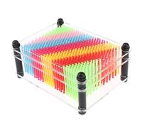 LIXSAZSE Experience Joy With Classic Pin Impression Toy 3D Art Sculpture Engaging Young Minds On Birthdays And Celebrations Classic Pin Art Toy For Kids Adults Children