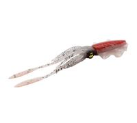 LIXSAZSE False for Octopus Bait Lifelike Bionic Fishing Tools Top Water Snakehead Bait Floating Squid Lightweight Lure Acute Touch, Red