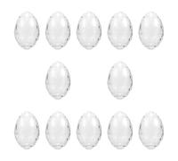 LIXSAZSE Fillable Transparent Easter Eggs Classroom Rewards And DIY Garden Decor Or Surprises. Creating Own Gifts Or Party Favors Will Delight Children And Adults Alike