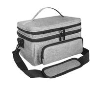 LIXSAZSE First Responder Trauma Bag with Inner Dividers Featuring Double Layer Structure Easy Organization of Emergency Essentials Family First Aid Kits Case Home Travel Organizer