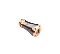 LIXSAZSE Fishing Reel Handle Knob Easy to Sturdy Replacement Tool All Fishing Types Including Beach and River Reel Rocker Arm Grips Modified Accessory, Coffee Color, 3.4 x1.85 cm