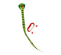 LIXSAZSE Fly Kite Large Snake Kite Huge With Long Tail Family Outdoor Activities And Backyard Fun Gift For Adults Outdoor Activities Snake Flying Toy, 8m with red line