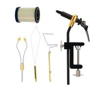 LIXSAZSE Fly Tying Bobbin Thread Holder Bobbin Holder Fly Tying Tools Enhancing Precision in Every Fishing Adventure Disc Threader Fishing Accessories, White