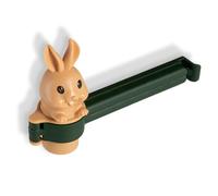 LIXSAZSE Food Storage Bag Sealing Clip Fresh Keeping Adorable Sealer Chocolate Opening Clamp Kitchen Gadget Household Supplies, Green Beige