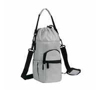 LIXSAZSE for Thermos Oxford Waterproof Bottle Multifunctional Strap Carrying Waterproof, Easy to Versatile, Suitable Item Travel, Color Clash Gray