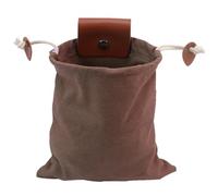 LIXSAZSE Foraging Pouch PU Leather Canvas Fruit Mushroom Picking Bag Coins Storage Pocket Camping Pants