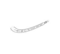 LIXSAZSE French Curve Ruler Fashion Pattern Making Tool for Sewing and Durable Set Acrylic, Trousers Curve