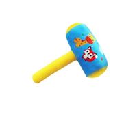 LIXSAZSE Fun Bright Colored Plush Hammer Toy 8cm Soft Cotton Filled Well Made Promoting Baby S Hearing Development Plush Hammer Cotton Filled 23.8cm Cultivate Color Cognition. with Bells Inside