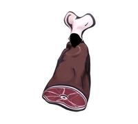 LIXSAZSE Fun Filled Ham Costume For Halloween Decor Statement At Parties With Playful Outfit Ham Cosplay Costume Bar Party Performance Outfit Dancing Party For Suit Funny Food