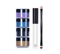 LIXSAZSE Glitter Lip Kit Shinning Long Lasting Lipstick Waterproof Light Weight Beauty Accessory for Household Vacation Shopping, Cool colors