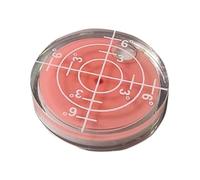 LIXSAZSE Golf Level Function Marks Round Bubble Level Handy Golf Tool For Fine-Tuning Putting Experience Easy To UseThe Marker Is Heavy Enough To Lie Flat On Putting Green, Pink, 2.5x1.5cm