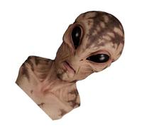 LIXSAZSE Halloween Simulation Latex Mask Fun And Scary Alien Look Alien Masks For Adults Halloween Themed Masks Alien Funny Mask, Flower color