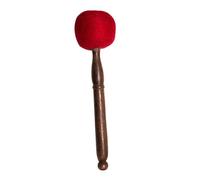 LIXSAZSE Handcrafted Wool Felt Hammer Yoga Mindfulness Greatly Benefits Meditation Experience With Bowl Mallet Sound Bowl Mallet Meditation Stick Supplies, Red, S