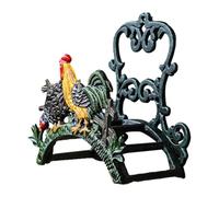 LIXSAZSE Handy Garden Hose Holder Water Hanger Storage Organizer Sturdy Decor For Courtyards Water Hose Storage Is Suitable For Variety Of Outdoor Space Such As Villa Gardens , Black , rooster