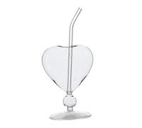 LIXSAZSE Heart Shaped Cocktail Glass Handmade Glassware Beautiful Gift for Loved Ones On Any Occasion Glass is Not Only Functional But Also Serves As Excellents Decorative Piece.
