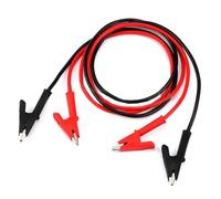 LIXSAZSE Heavy Duty Alligators Clips Electrical Test Wire 1M 1000V/15A/CAT III/IV Lab Clamp Alligators Clips Test Leads Dual