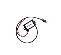 LIXSAZSE High-performance DC 8-23V to DC 5V Converter Module for Electronic Device Car Stable and Efficient, Straight, Cable Length: 13-14cm