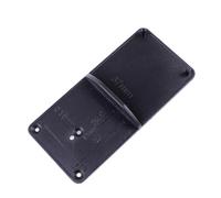 LIXSAZSE Hinge Guide Solid Small Holes Locator Convenient Punch Locators Time Saving Drilling Hand Tool Door Cabinets Locating, Black, 1