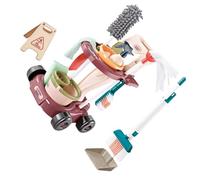 LIXSAZSE Hypoallergenic Family Games Safe For Kids Hygiene Habit ABS Enlightenment Toy Variety No BPA Smooth Line Mopping