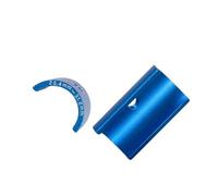 LIXSAZSE Improve Bike S Handlebar Stability With Premium Aluminum Alloy Shim Spacer Can Change 25.4 Round Tube To 31.8. Mountain Road Bikes Handlebar Bar Adapter Spacer, Blue, 45mm