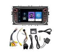LIXSAZSE In-Dash Car Stereo Compatible Con Forsd Focus Simplifies Driving Through Voice Commands And Media Accessibility Reproduce Música Y Accede La, Black, 2+64G