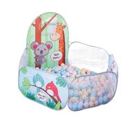 LIXSAZSE Indoor Play Tent With Basketball Hoop Active Play Encouraging Social Interaction Among Young Kids Backyard Foldable Playhouse Baby Crawl Playpen Toys Gifts