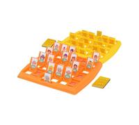 LIXSAZSE Interactive Detective Board Game With Guessing Game And Character Cards 2 Players Entertaining Family Fun Logical Reasoning Abilities Early Learning Gifts, Yellow, 11.3x12.5x2.5cm