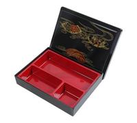 LIXSAZSE Japanese Bento Case Enhancing Lunch Break with 3 Compartments Greatly Improving Daily Meal Routine Homes Sushi Rice Sauce Food Container Business Picnic