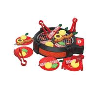 LIXSAZSE Kids BBQ Grill Interactive Cooking Playset With Sound Effects Inspires Children To Culinary Adventures Through Play BBQ Grill Playset With Sound And Food Flipping