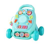 LIXSAZSE Kids Learning Push Baby Walking Toy Engaging Musical Fun Activities Spark Cognitive Development In Early Learning Push Baby Walking Musics Educational Activities, green, 17.5x18x21cm