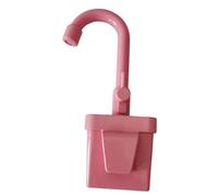 LIXSAZSE Kids Play Faucet Set With Realistic Water For Play House ABS Water-saving Faucet Accessories Cartoon Faucet , pink
