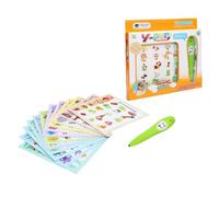 LIXSAZSE Kids Smart Learning Pen Interactive Toy with Learning Cards to Parent Kids Interaction and Support Cognitive Development Parent Interaction Toy Educational