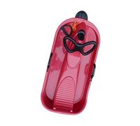 LIXSAZSE Kids Snow Sled Toboggan Sledding Grass Downhill Introducing Sturdy Features Including Steering Wheel Brake Easy Lightweight With Handles On Both Sides