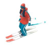 LIXSAZSE Landscape Building Railroad Scenery Figure Captivating Featuring Women Figures Adding Energy To Layouts Diorama 1/87 Scenario Model Accessories Doll Toys, Orange Blue, 2cm