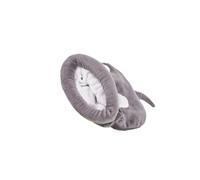 LIXSAZSE Large And Cozy Pet Nest For Your Furry Family Members VBig Ears And Small Tail Sleeping Cat Dog Bed Warm And Comfortable, grey, M