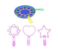 LIXSAZSE Large Bubble Wands Set Complete With Tray Fun Outdoor Game Summer Activities Kids Big Bubble Wands Set Is Specially Designed For Kids' Summer Outdoor Activities. Wand Toy Includes