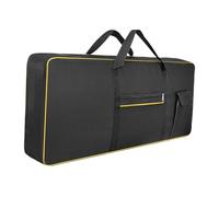LIXSAZSE Large Capacity Electric Piano Cover Case Padded And Waterproof Backpack Style Suiting 61 Key Keyboard For Music Professionals 61 Key Keyboard Bag Electric Piano Case, Yellow