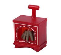 LIXSAZSE LED Glowing Dollhouse Fireplace With Light Miniature Figurine Featuring Cozy Flame Effect Attic And Dining Room Dollhouse Miniature Furniture Dining Room Attic