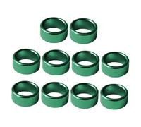LIXSAZSE Leg Bands 10mm Aluminum Foot Round Tag Clips Durable Chick Poultry Identification Lovebirds Finch Supplies Chicks Feet Bantam Quail Small Poultry Chicken