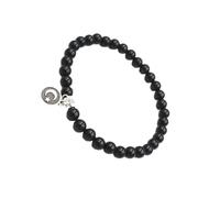 LIXSAZSE Lightweight And Flexible Muslim Prayer Beads Islam Tasbih Bracelets Women Bracelet Gift Premium Wide Applications, Black