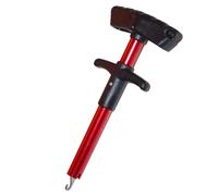 LIXSAZSE Lightweight Fishing Hook Remover Tool With Durable Construction For Long Lasting While Fishing T Shaped Handle Is Portable And Lightweight Dehooker Saltwater Portable Quick Removal, red, S