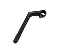 LIXSAZSE Lightweight Handle Bar Stem 2mm Frame Gooseneck Riser Stem for Effortless Riding, black