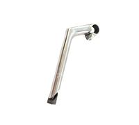 LIXSAZSE Lightweight Handle Bar Stem 2mm Frame Gooseneck Riser Stem for Effortless Riding, silver