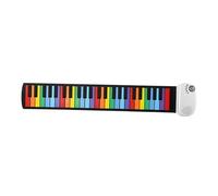 LIXSAZSE Lightweight Silicone Roll Up Piano 49 Keys Children Beginners Seeking Fun Music Activities Anytime Power Parameters Of 5V/1000mA 49 Keys Roll Up Piano Portable Travel