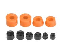 LIXSAZSE Longboard Truck Bushings Set Shockproof Skateboard Nuts Truck Rebuild Kit High Elasticity Shock Proof Performance Skateboard Repair Bushings Accessories, Orange, 11x16x24mm