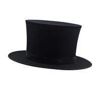 LIXSAZSE Magician Top Hat Stage Accessories Easy To Open Folding Magical Cap Kids Playing And Performance Props Magicians Hat Magical Tricks Kids Children Play Toy , Black , 14x33.5cm