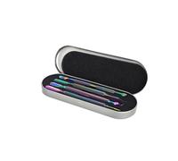 LIXSAZSE Manicure Tools Cutter Stainless Steel Double Head for Mermaid Color Multifunction Pushers Remover Polish Toenail Edge Salon, Type 7