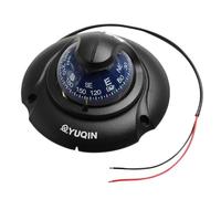 LIXSAZSE Marine Boat Kayak Navigation Compass Adjustable Night Lighting Features Bright LED Display All Conditions Bracket Adjustable Night Lighting Boating Dial