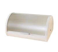 LIXSAZSE Metal Bread Keeper With Farmhouse Sturdy Storage Solution For Kitchen Counters And Pantry Essentials Is For Bread Or Snacks Or Coffee Ingredients In Pantry, matte lid, 37.5x26x18cm