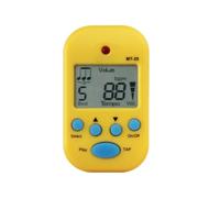LIXSAZSE Mini LCD Clip-on Digital Metronome Bracket Tuner Practical Tune Meter Music Instrument Recorder for Guitar Violin, Yellow